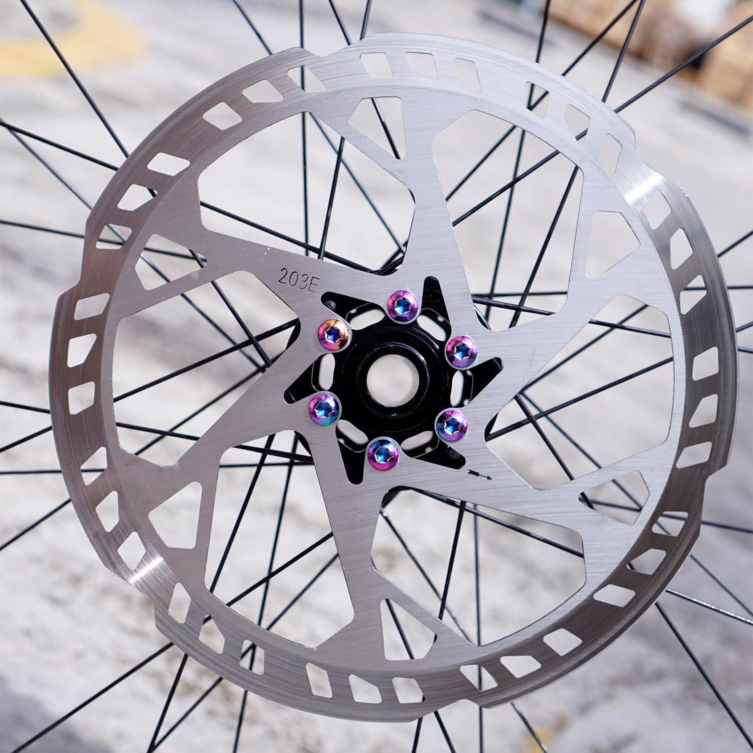 Heavy-Duty 220 mm Thickened Stainless Steel Rear Brake Disc Rotor for for Lig…