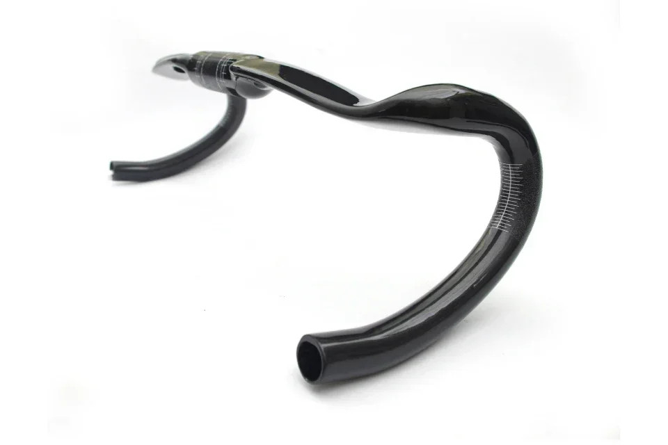 Full Carbon Road Bike Handlebar 31.8mm Matt/Gloss Black Width 380/400/420/440mm