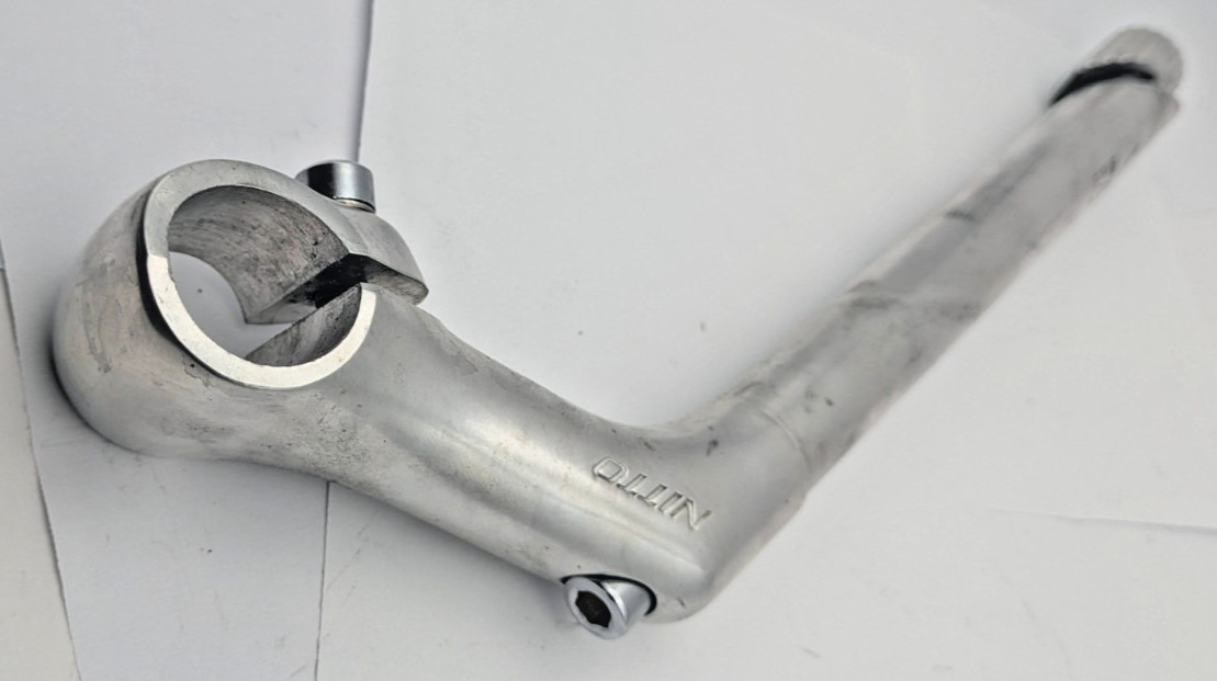 NITTO DIRT DROP QUILL STEM JAPAN 22.2 25.4MM 80MM ALUMINUM EXTRA TALL MT-10