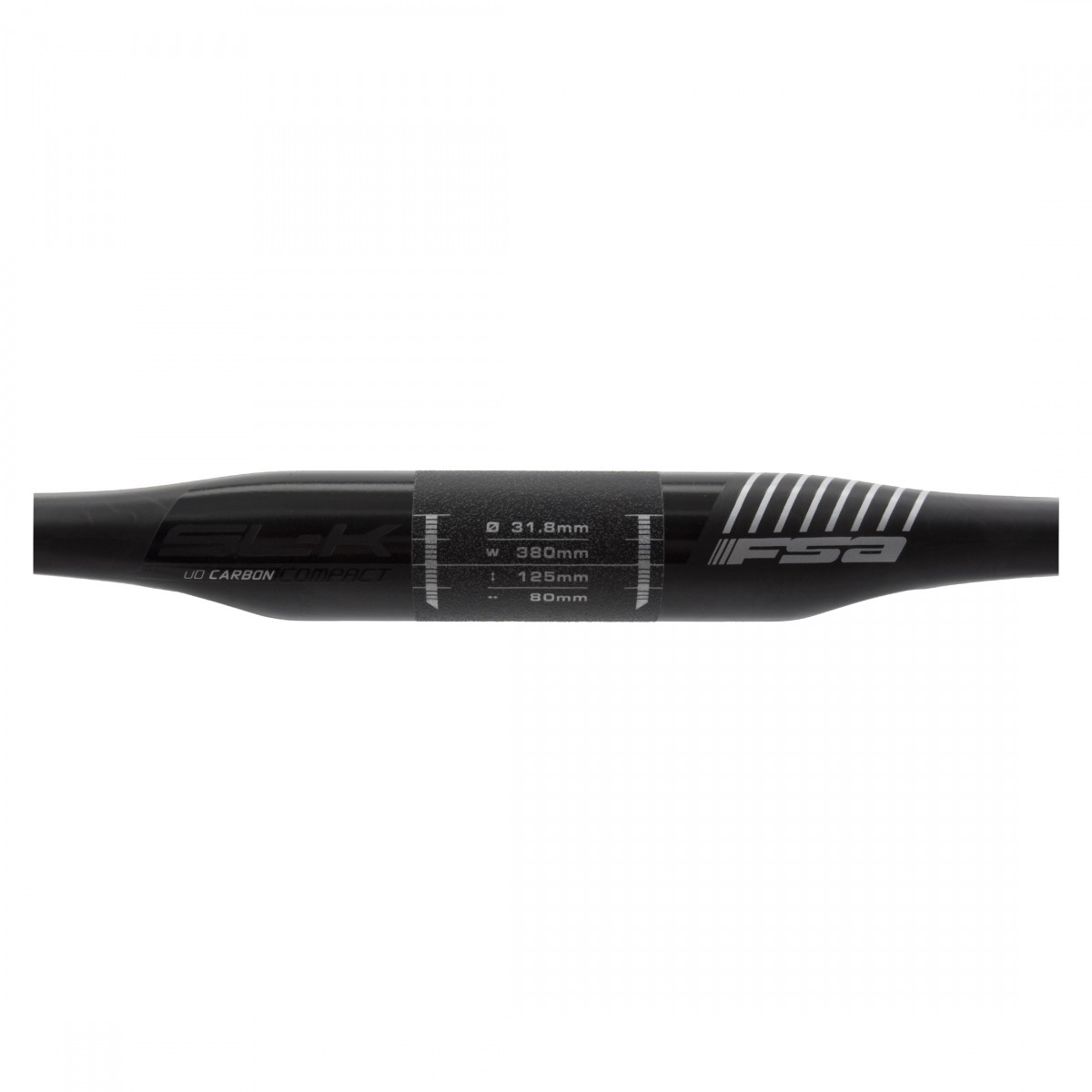 FSA SLK Compact Drop Handlebar Carbon 31.8mm Clamp 38cm UD Carbon Finish