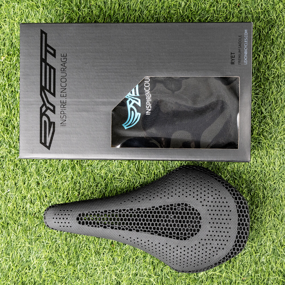 3D Printed Bike Saddle Carbon Fiber Base for Mountain Road Gravel Bicycle 145mm