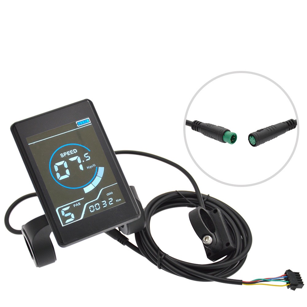 Ebike 24V/36V/48V X1 Colour Screen Display Power Speed Meter Control Panel w/NFC