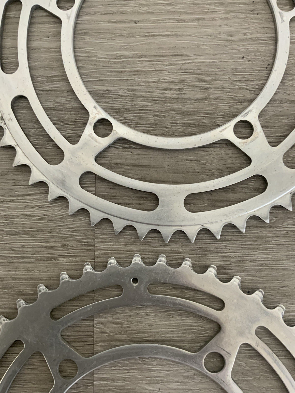 STRONGLIGHT CHAIN RINGS (2) 50-52 TOOTH 122 BCD 6, 7 , OR 8 SPEED
