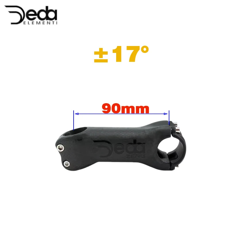 6 17 Angle Road Carbon Bicycle Stem 31.8*70-130mm Mountain Bike Carbon Stem
