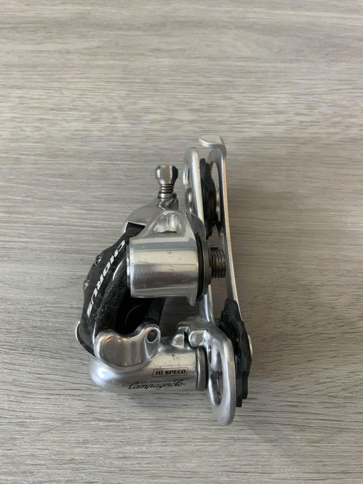 CAMPAGNOLO CHORUS REAR DERAILLEUR LONG CAGE 10 OR 9 SPEED 208 GRAMS