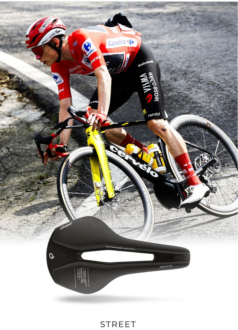 Prologo Nago R4 Carbon Saddle PAS Performance Comfort 137mm Black Road Bike