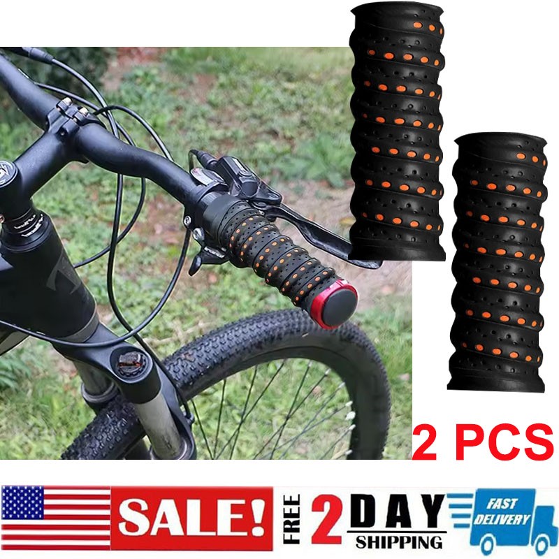 3.6Ft Wrap-Around Motorcycle Grips,Anti-Slip Handlebars Grips With Air Vent Hole