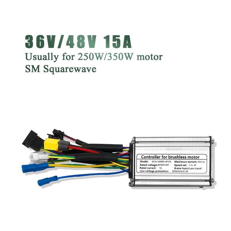 36V 48V 250W 350W 15A KT E-bike Controller Brushless Waterproof LCD Display