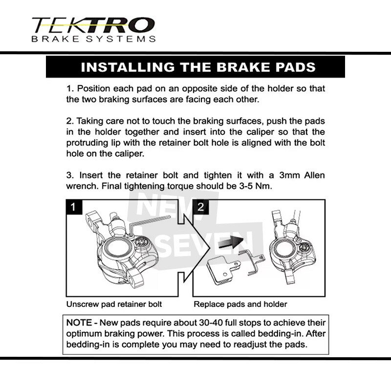 Tektro 2pairs E10.11 P20.11 Disc Brake Pads Resin Metal Auriga Draco Orion-OE