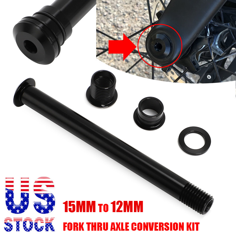 For Most Road Gravel Cyclocross Forks 15mm to 12mm Fork Thru Axle Conversion Kit