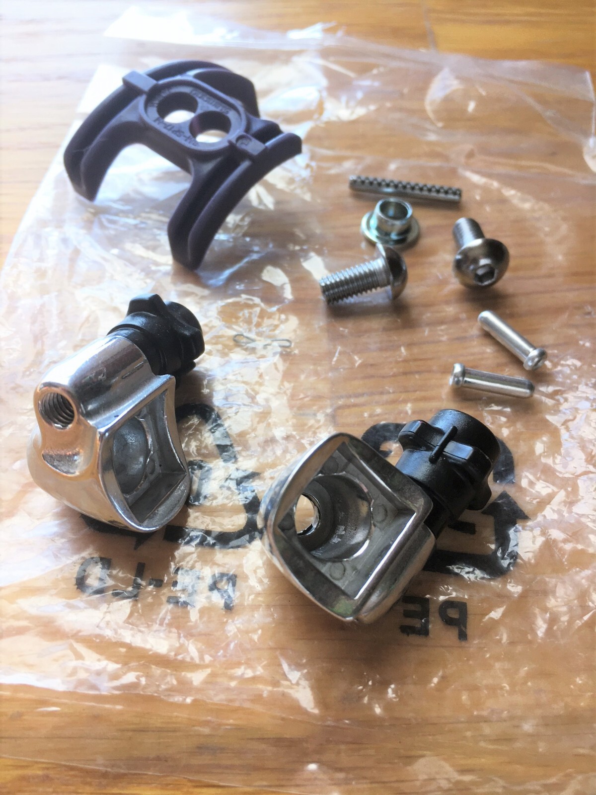 Shimano Alloy Downtube Cable Housing Stops New NOS Concave Mount Black Knobbly