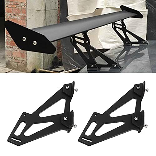 Universal CNC Aluminum Rear Wing Mount Brackets for Trunk Spoiler Lightweight,