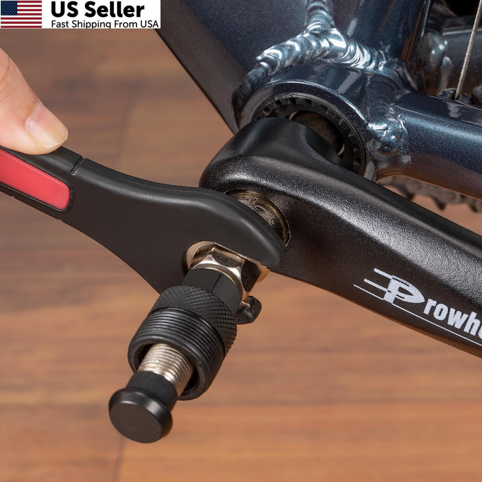 Bike Bicycle Crank Puller, Removal Tool for bike with Medium, Black