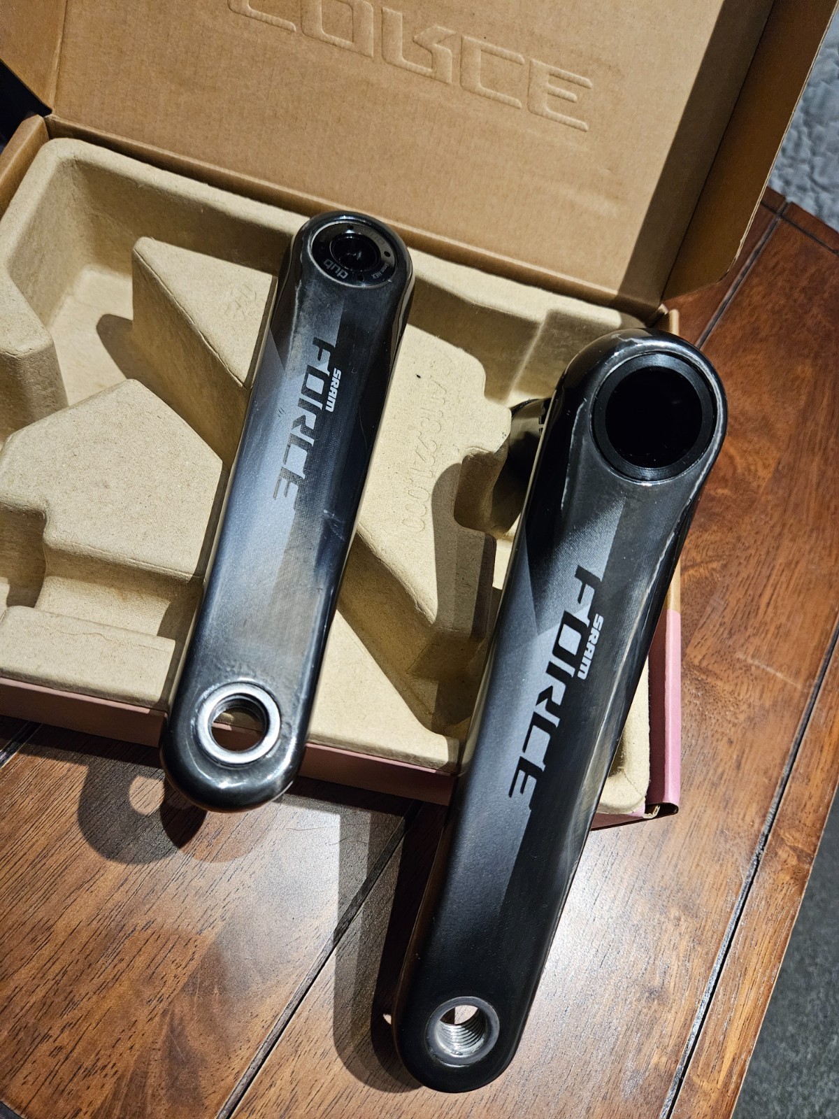 SRAM Force AXS D1 170mm Crank Arm Assembly 8-Bolt Direct Mount DUB Gloss Carbon