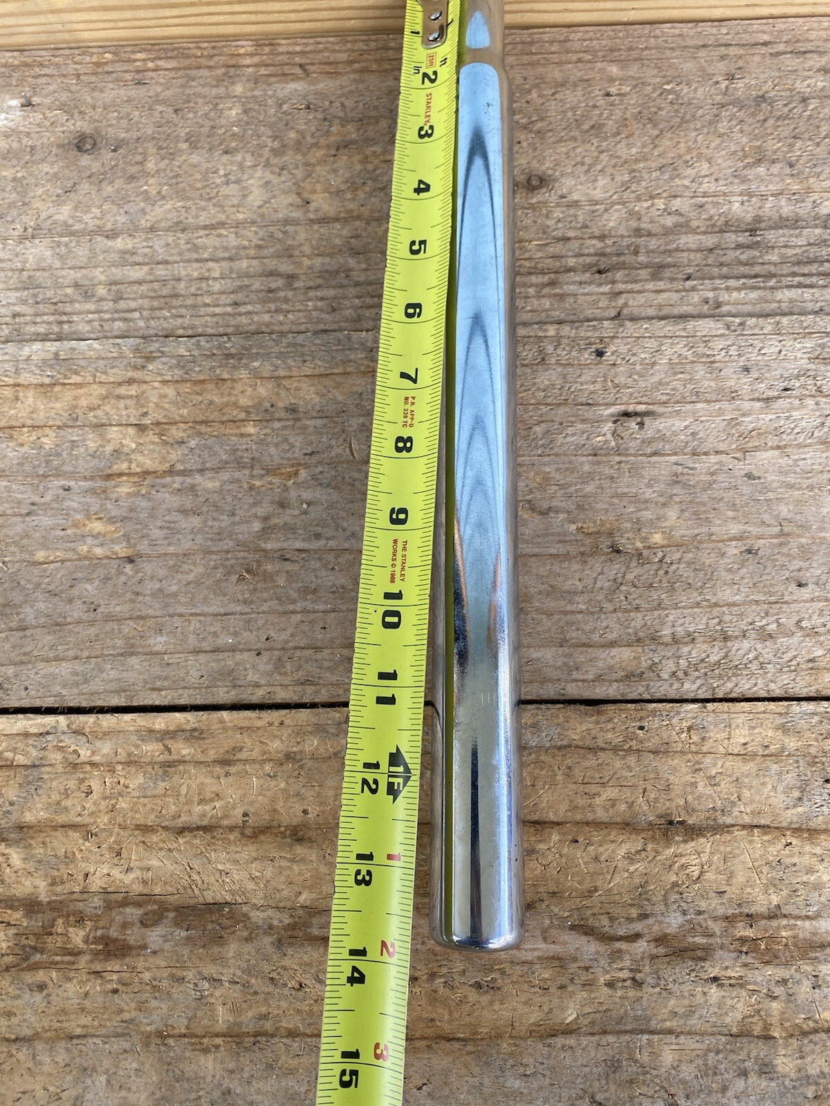 Nice Chrome Heavy Duty 28.6mm Mountain Bike Urban Touring Seat Post-Almost 14”