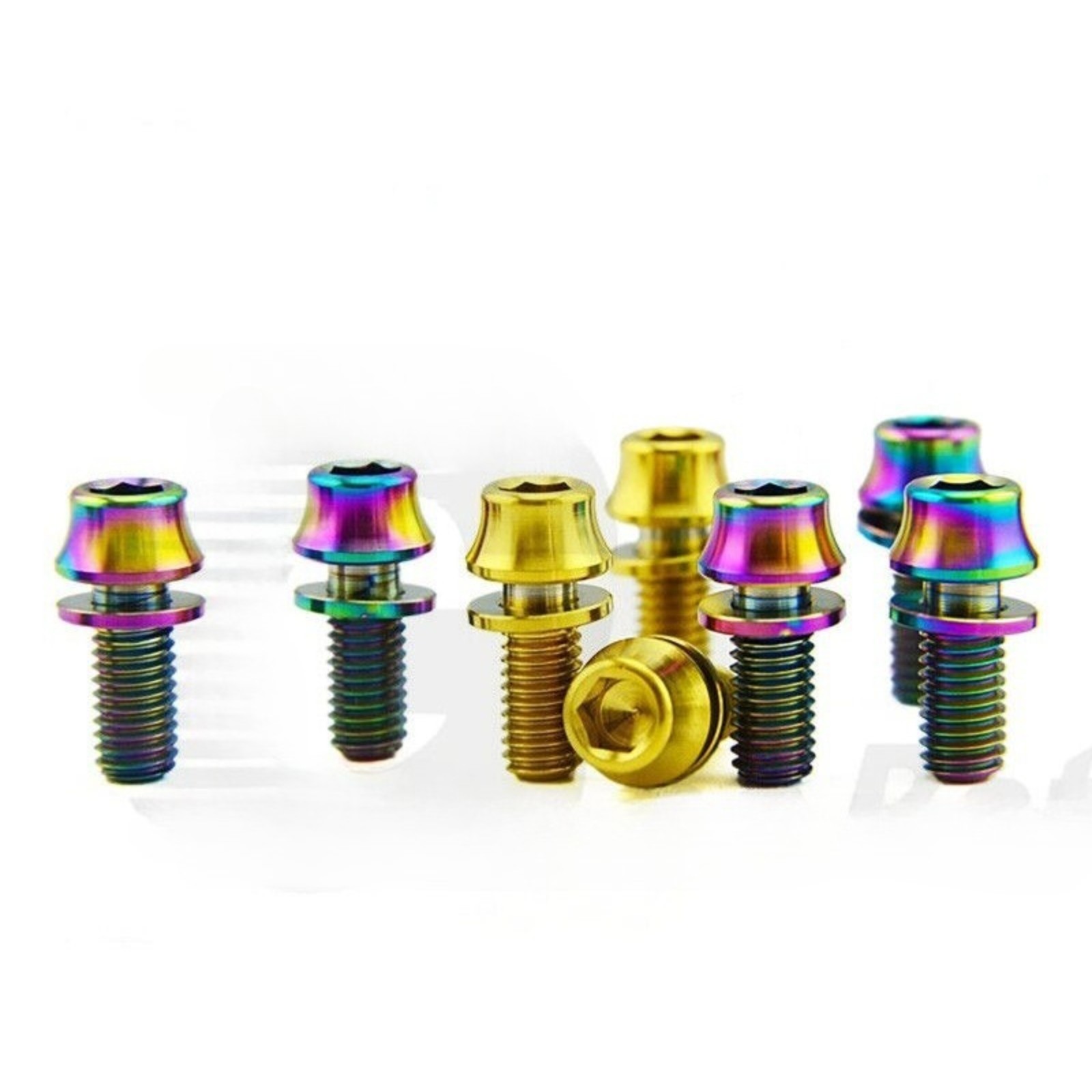 M5 Titanium Bolts with Washer MTB Road Bike Water Bottle Cage Mount Screws 12mm