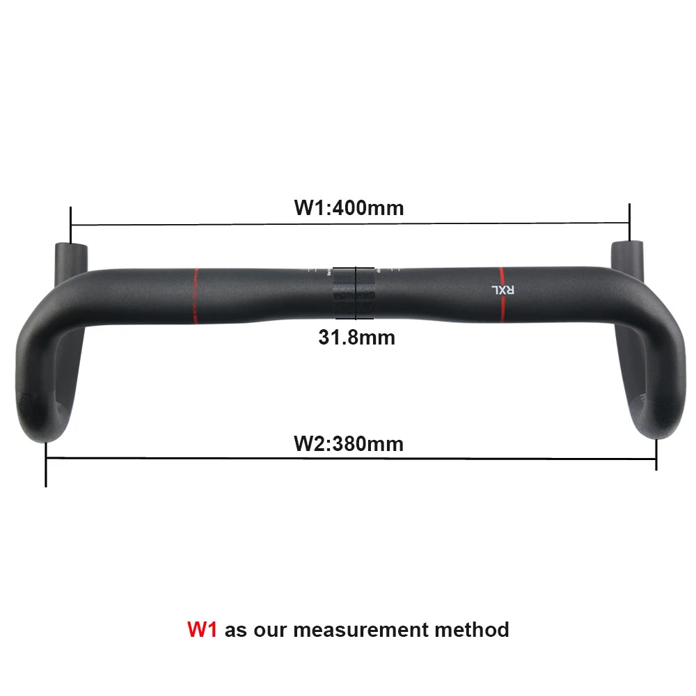 Carbon Road Bicylce Handlebar 31.8mm UD Matte Glossy Drop Bar 380-440mm Bent Bar
