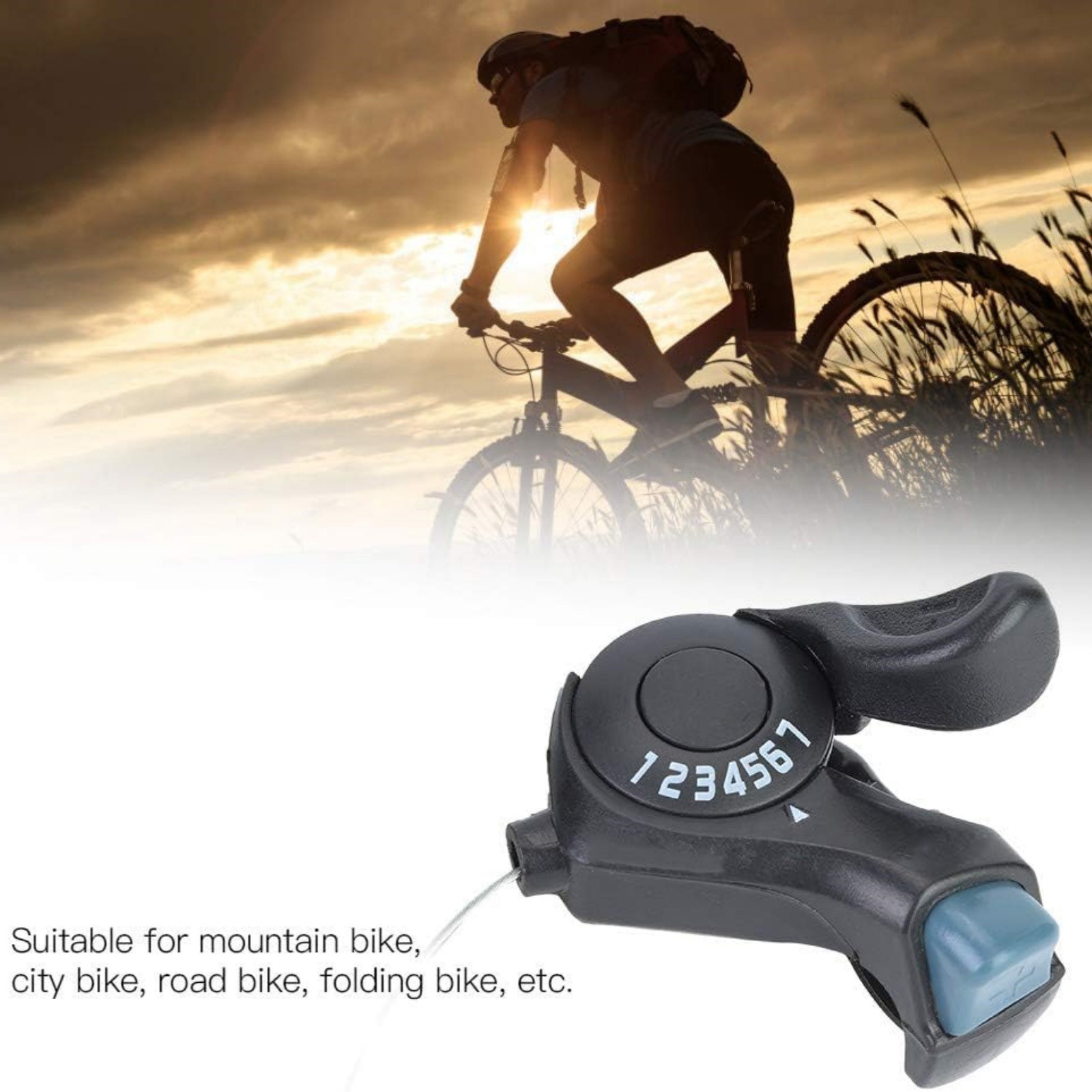 Optical Gear Display Shifters 21-Speed 3×7 for MTB Commuter Electric Bicycles