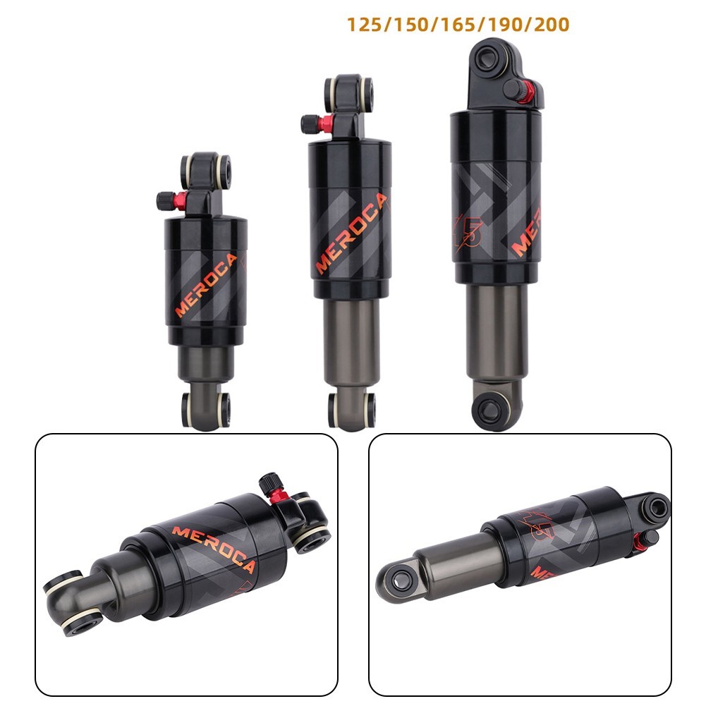 Air Rear Shock Absorber 125/150/165/190/200mm Aluminum Alloy Shock Absorbers