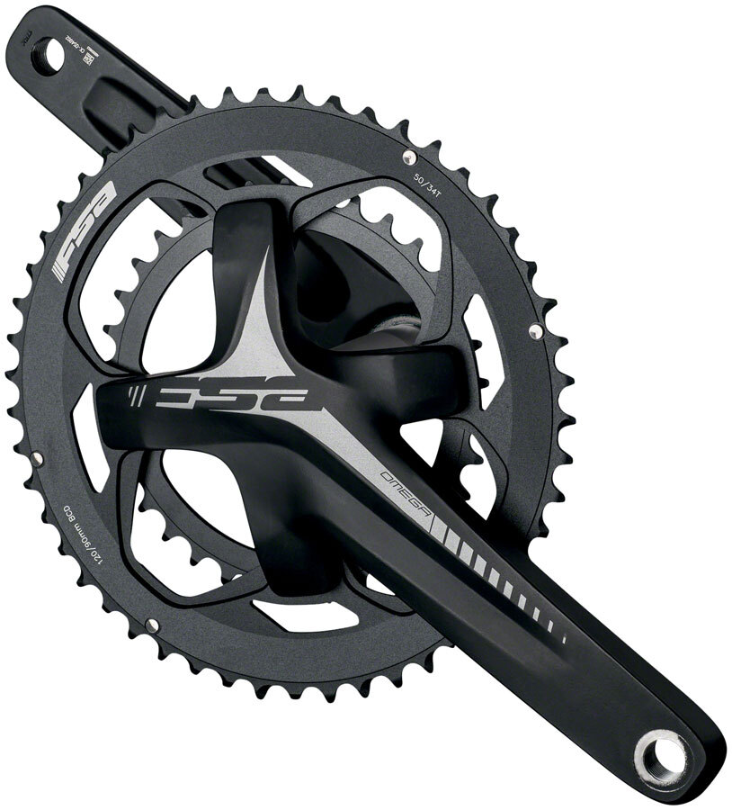 FSA Omega AGX Crankset 170mm 10/11-Speed 30/46T 120/90mm BCD 386 EVO
