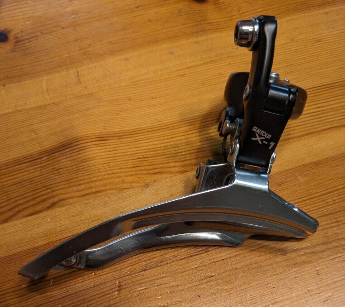 Suntour X-1 Front Bicycle Derailleur for Triple Sprocket New Old Stock