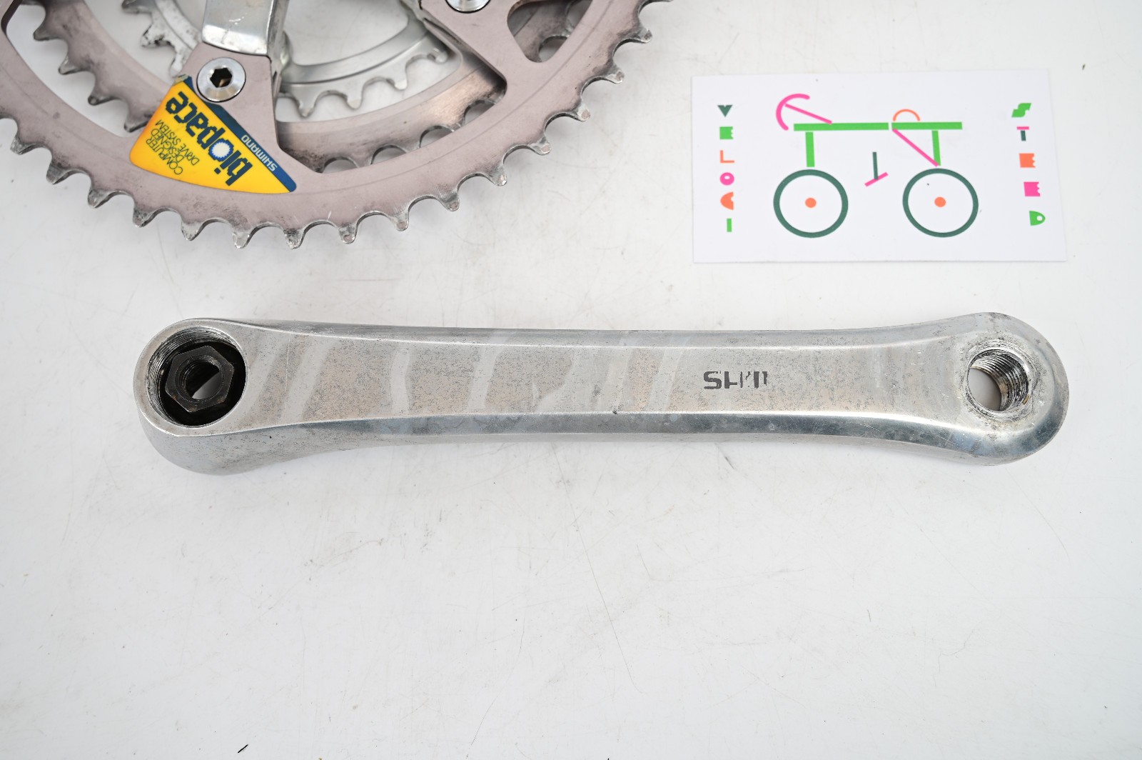 Shimano FC-B124 Biopace Triple MTB Bike 175mm Cranks Crankset 110BCD 48/38/26t