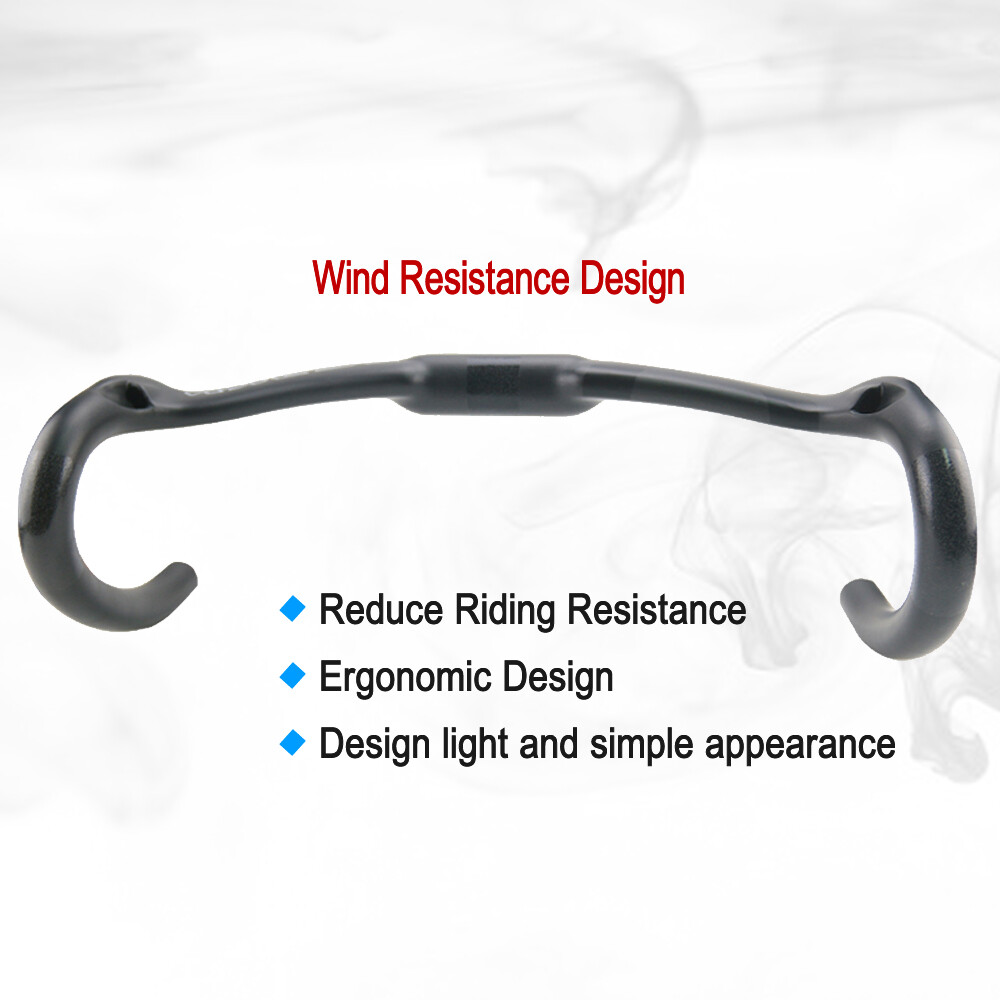 Carbon Bicycle Handlebar 31.8 Bent Drop Bar UD Matte/Glossy for Outdoor Cycling