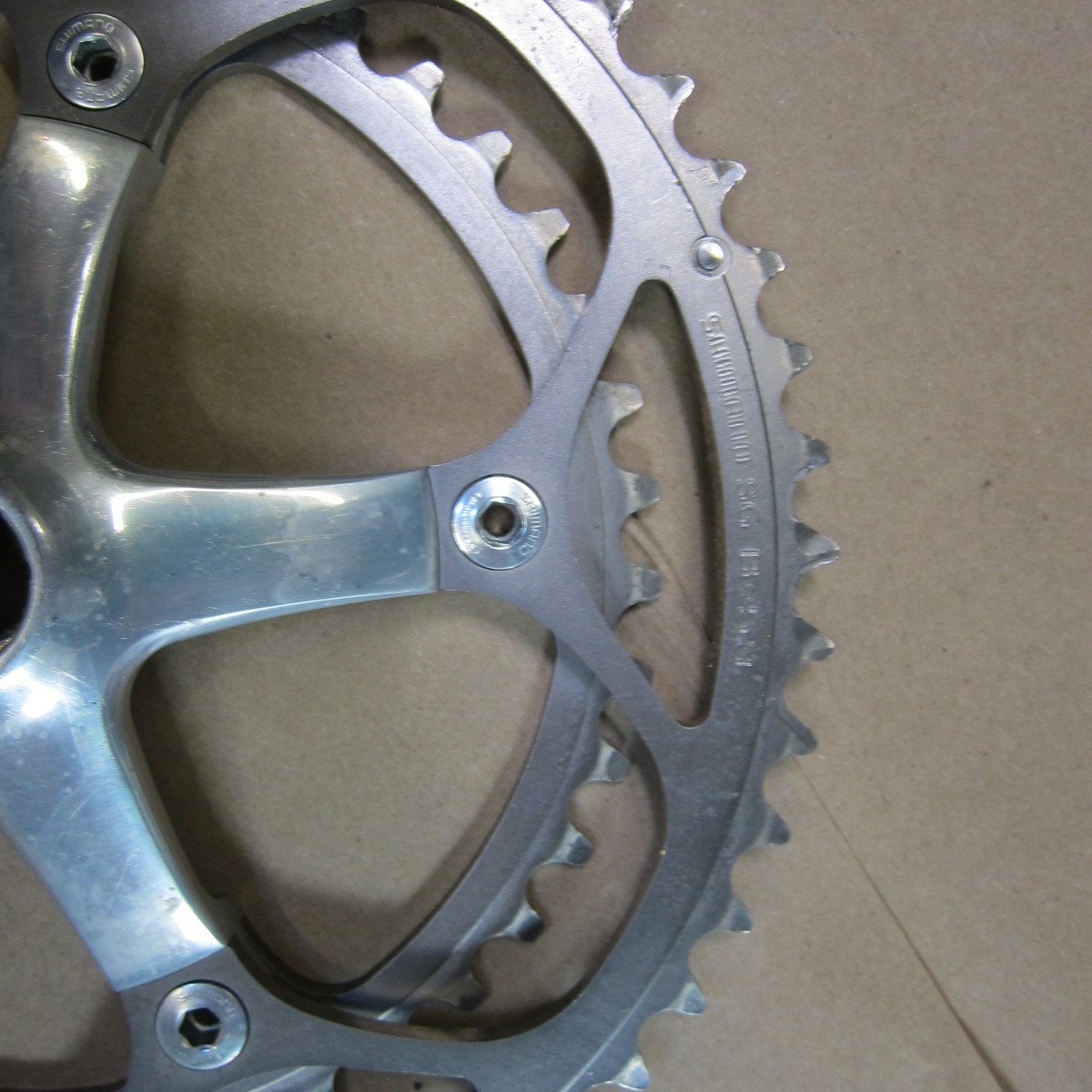 Shimano Dura-Ace 7700 9-Speed Partial Groupset 53/42 175mm Road Vintage