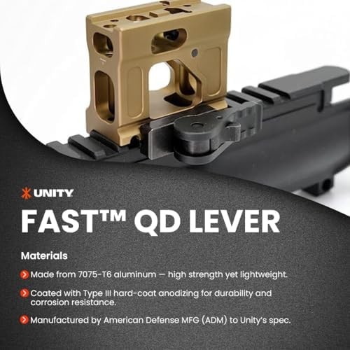 Unity Tactical LA385 Fast™ QD Lever (ADM Throw Lever)