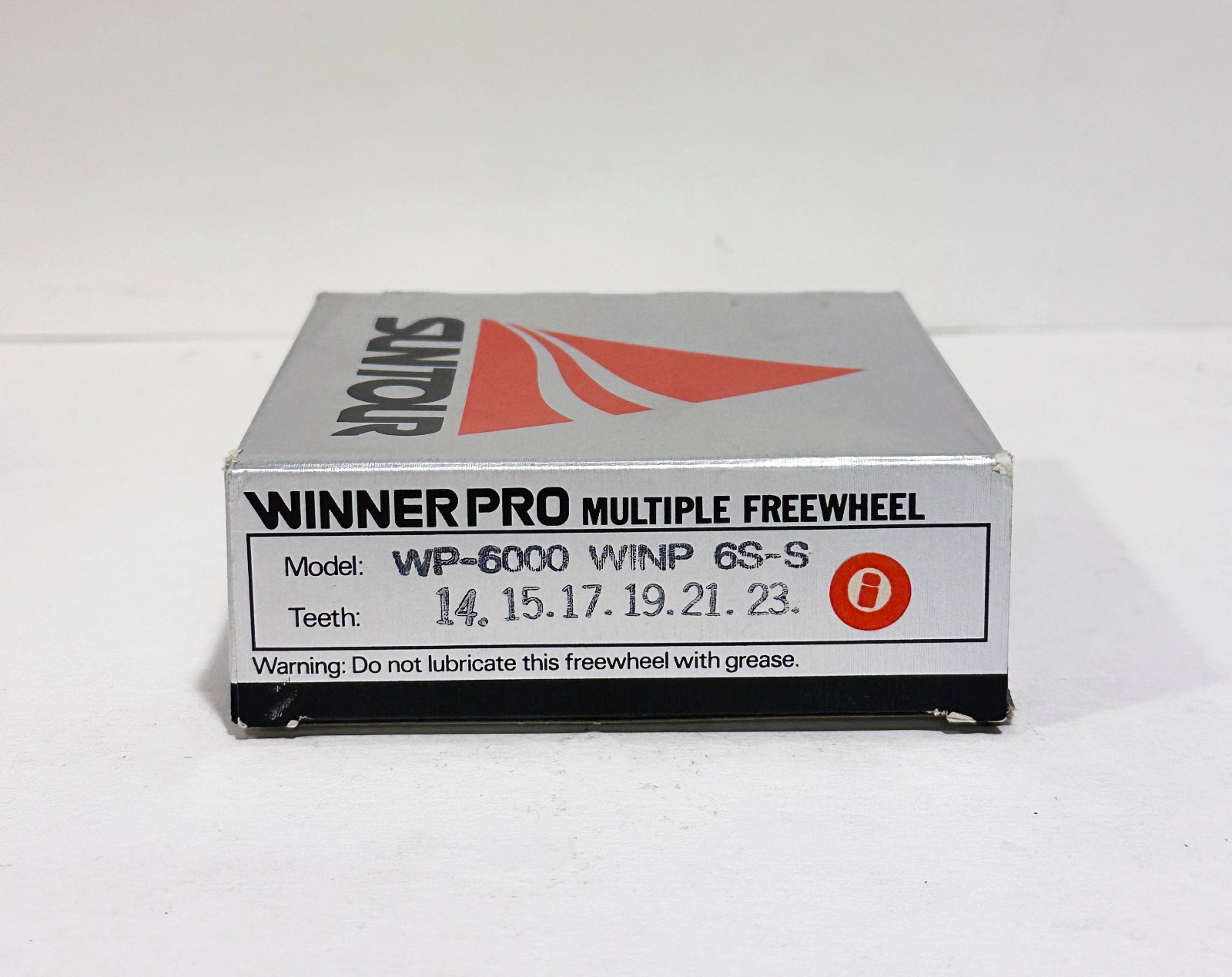 NOS Suntour Winner Pro 6-Speed Freewheel (14×23) Silver – WP-6000