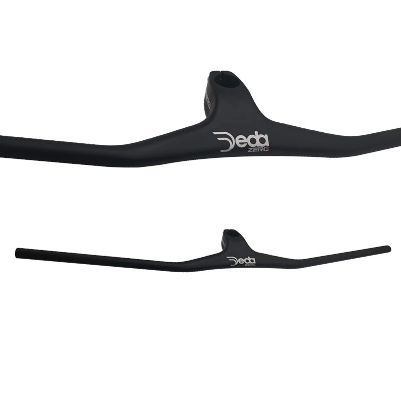 -17 Degrees Carbon Bike MTB Integrated Handlebar With Stem 60-120mm 600-800mm