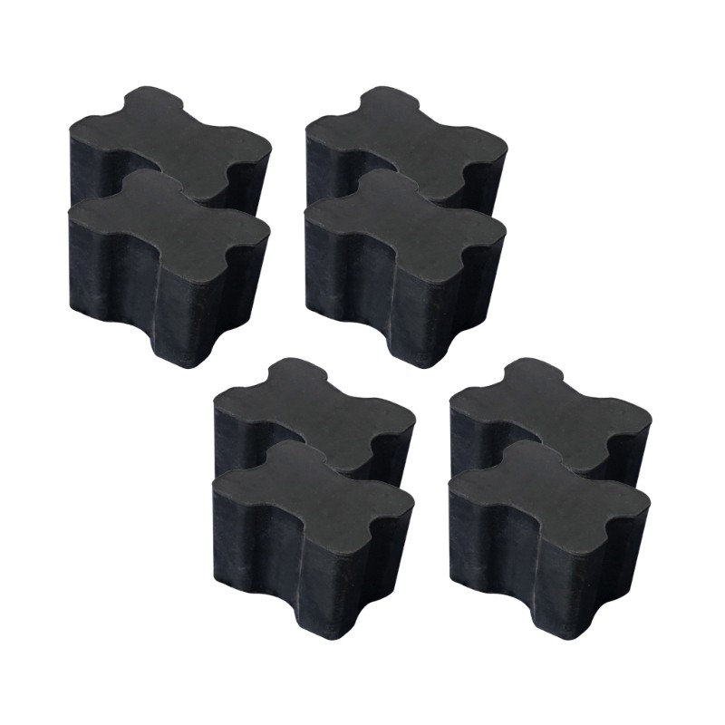 Rubber Front Coil Spring Boosters Kit, Rubber Coil Spacers for 1″ to 1.5″ Spring