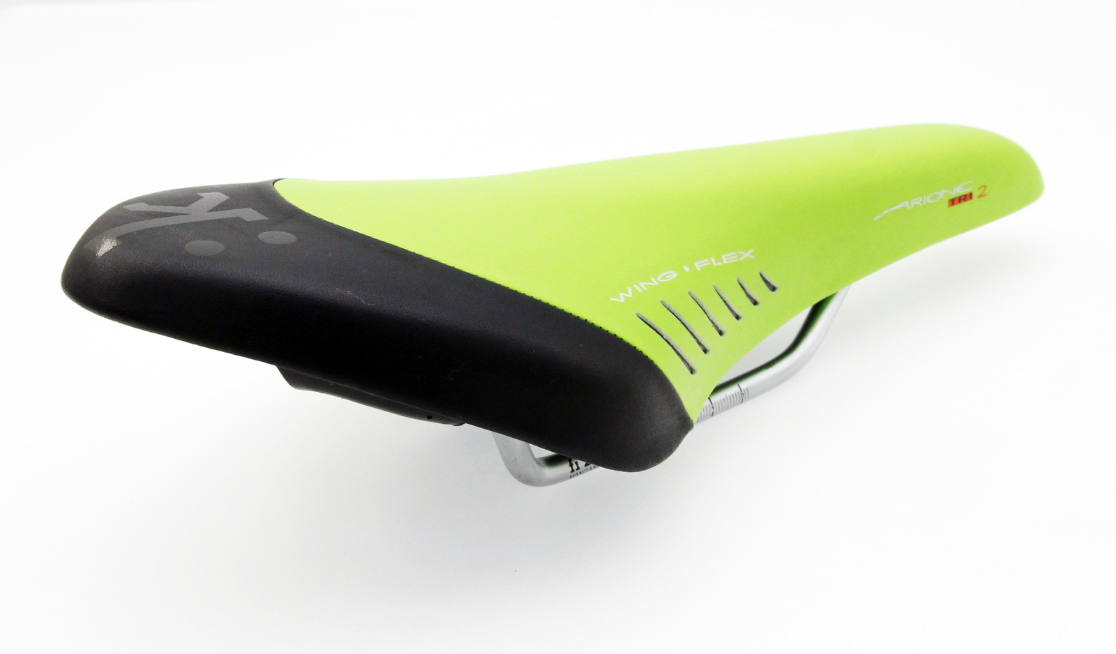 Fizik Arione Tri 2 Triathlon Biking Saddle Manganese-Rails Seat In Green
