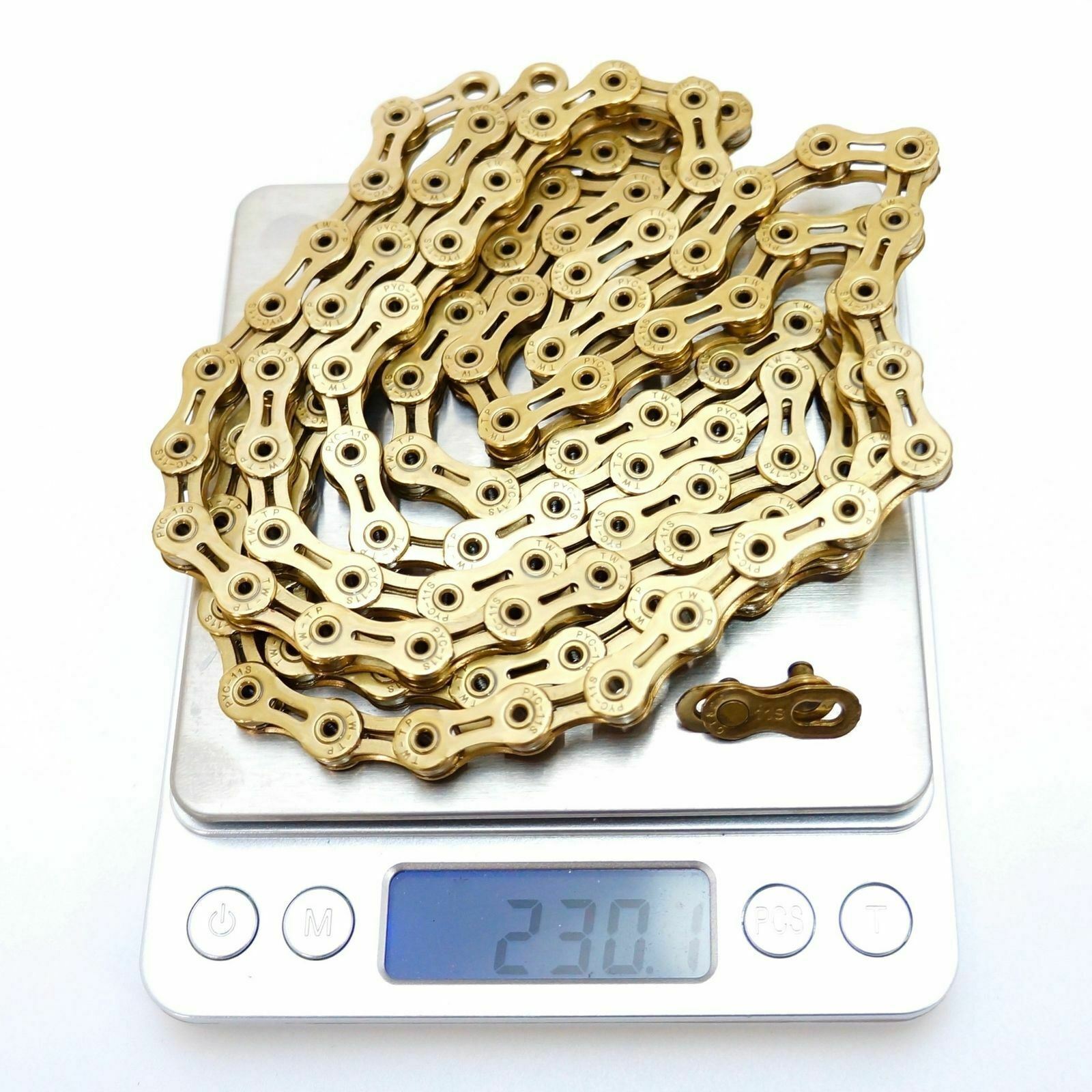 TIPSUM GOLD Ti Coating X11SL 118L Compatible with Shimano SRAM CAMPY KMC chain