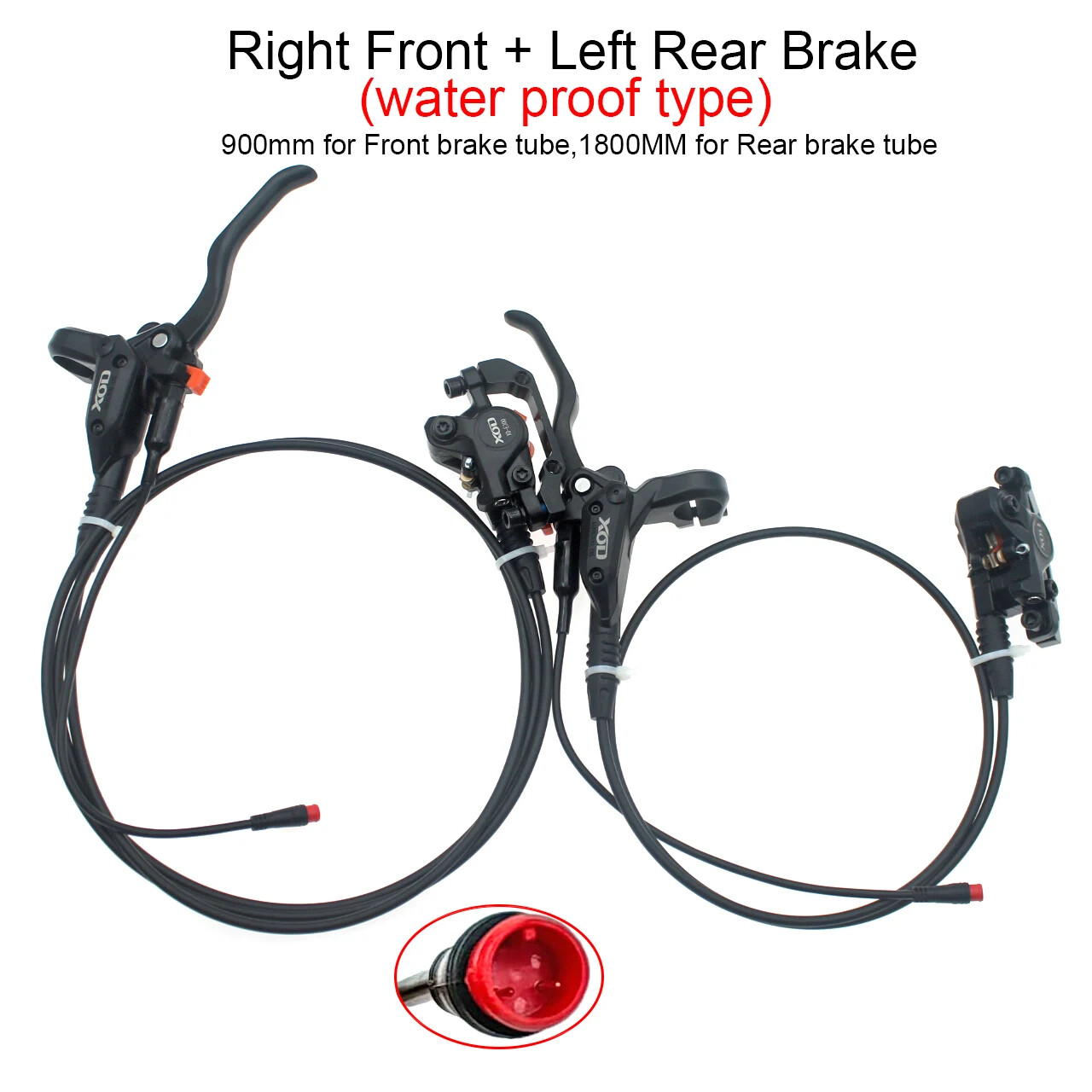 Electric Bicycle MTB Hydraulic Disc Brake Power Off For Driving Oil Disc Brake