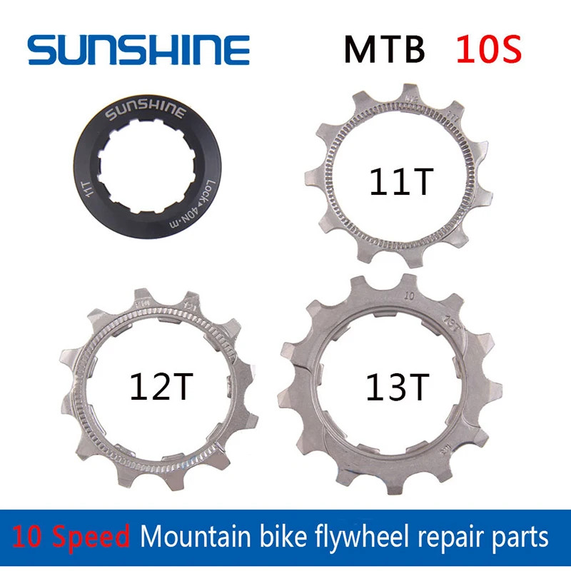 SUNSHINE-SZ Bicycle Flywheel Pinion Repair Parts 11 Speed Bike Cassette 11T 12T