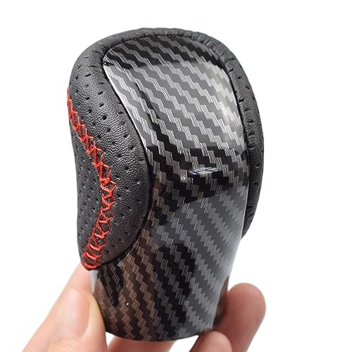 Carbon fiber+red wire Gear Shift Knob for L-EXUS ES GS-450H GX IS-300