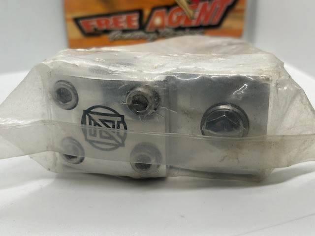 Vintage NOS Free Agent Alloy Stem Old School BMX Freestyle 4 Bolt Clamp