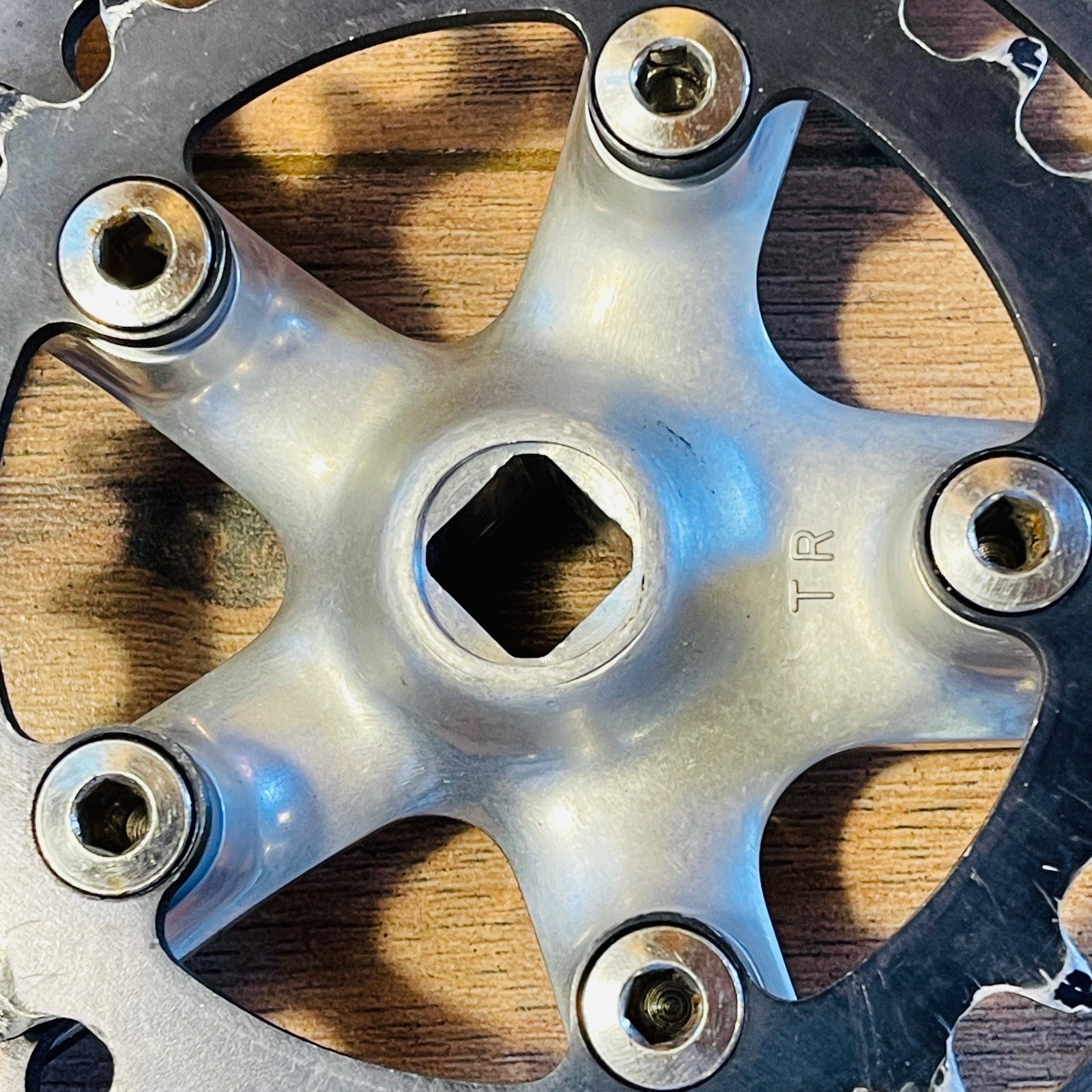 Used Ritchey Logic Triple Crankset Sugino Square Taper 110 74 180mm Black Rings