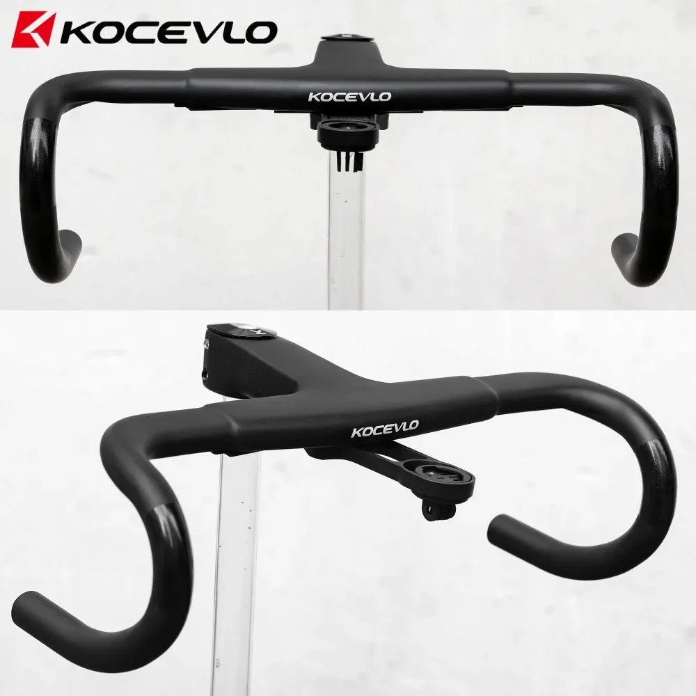 Full Carbon Road Bike Integrated Drop Bar 28.6mm 31.8mm Clamp 90-110mm Stem