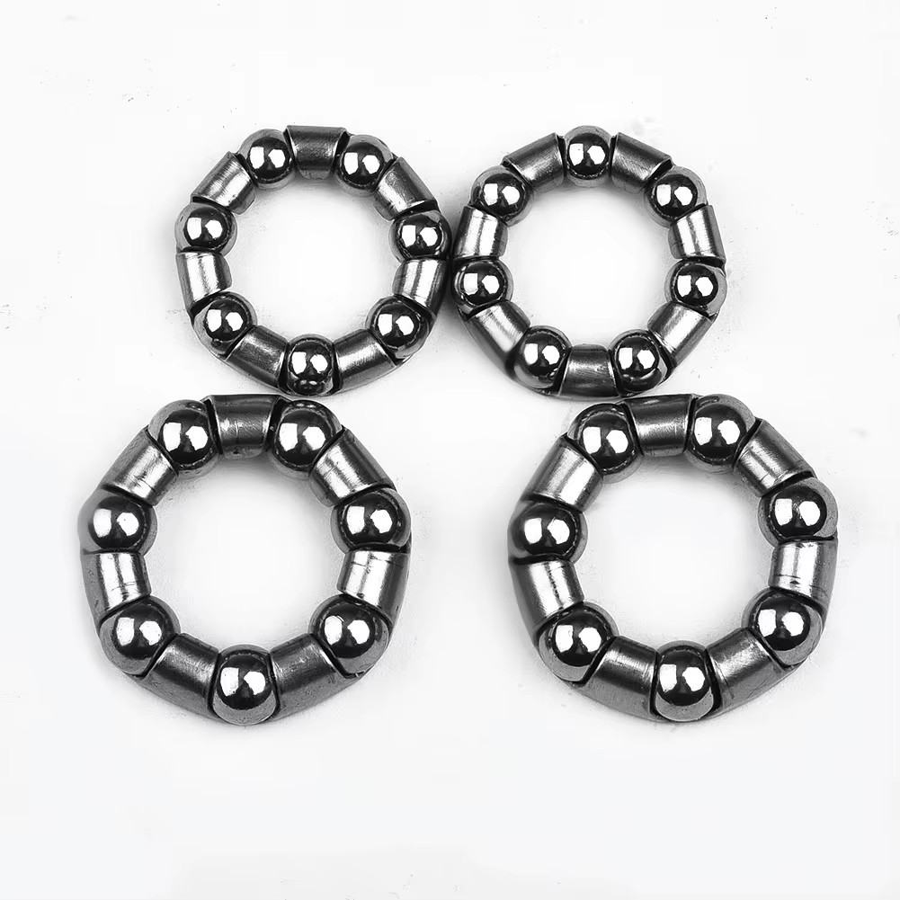 4 Pcs Bicycle Full Set Wheel Hub Bearings Front and Rear Steel Bearing Bicycle R