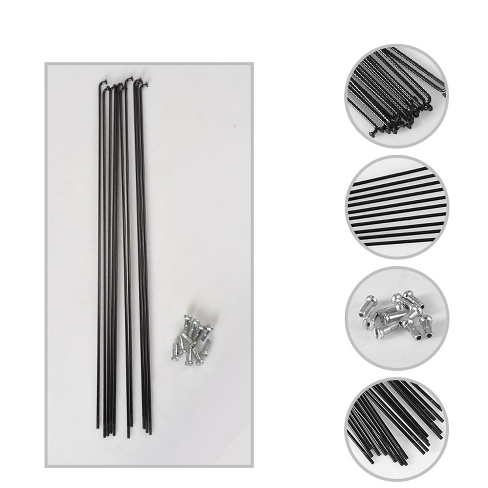For 275MM Steel Spokes and Nipples for For 27 5 Bikes Replacement Set 24PCS