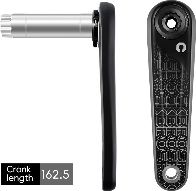 ROCKBROS Road Bike Carbon Fiber Crank Arm 110BCD Lightweight Crankset