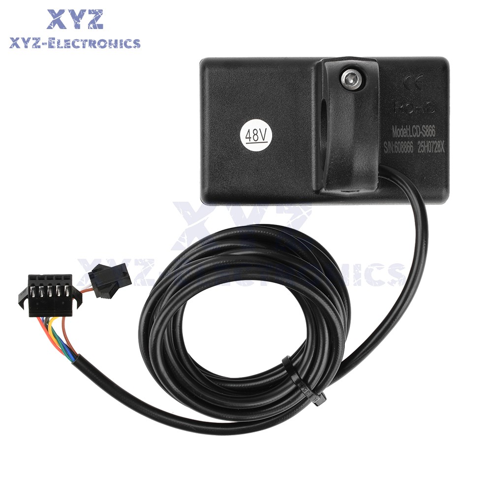 36V 48V 64V 40A 30A 20A Brushless Motor Controller E-Bike S866 LCD Display Meter