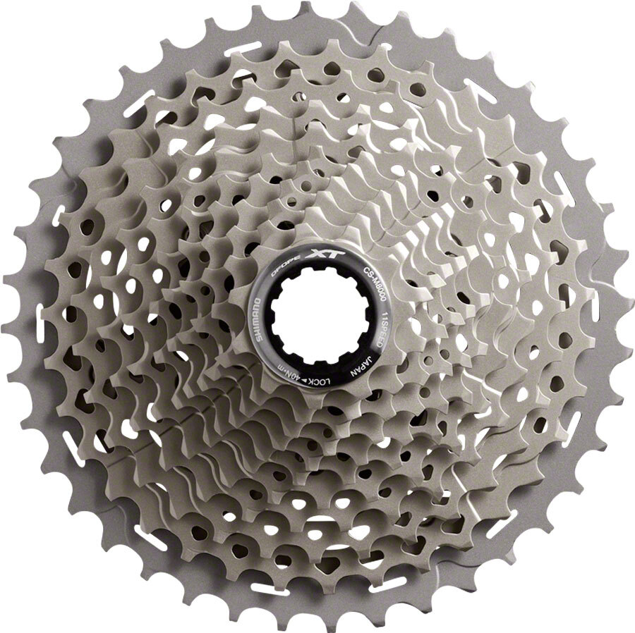 Shimano Deore XT CS-M8000 Cassette – 11 Speed, 11-40t, Gray