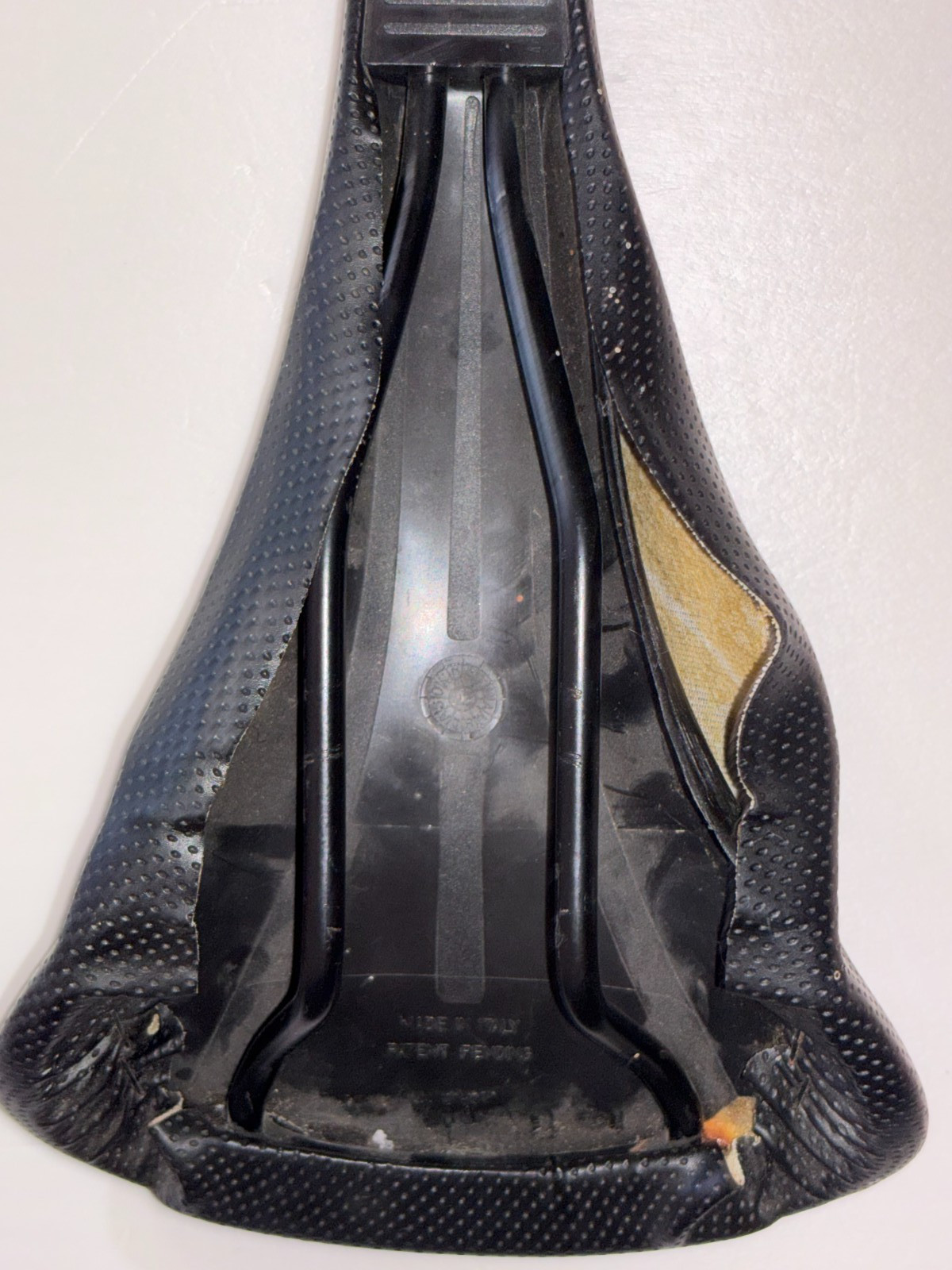 Vintage Vetta Lite Gel Road Bike Saddle Seat Black Made In Italy