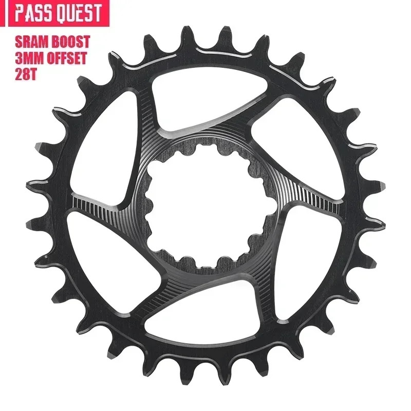 3mm Offset for Crankset Mountain Bicycle Narrow Wide Chainring 28-38T Chainwheel