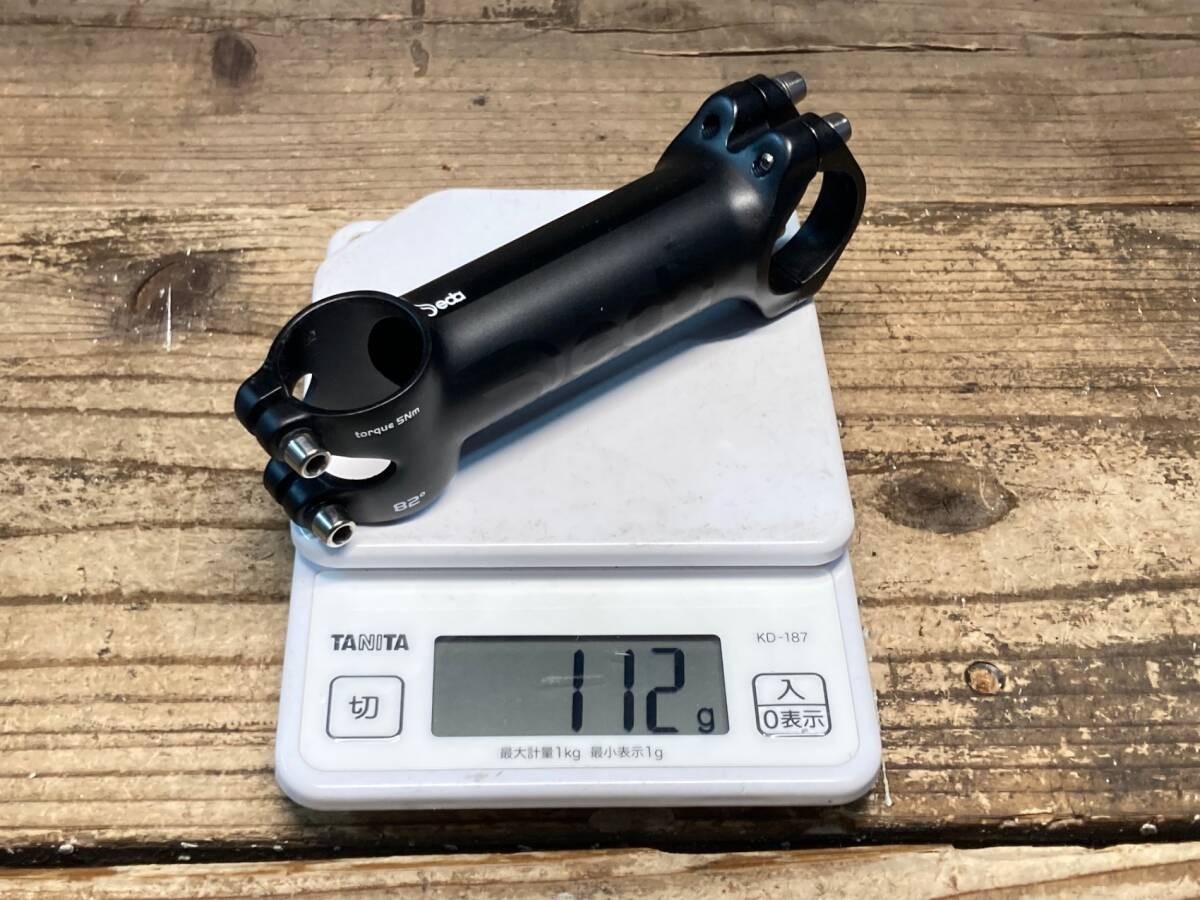 DEDA SUPER LEGGERO Aluminum Stem 110mm Φ31.7 82° Black 112g Lightest Rare