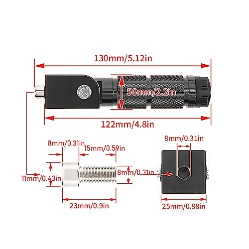 2Pcs Foldable Motorcycle Foot Pegs – Motorcycle Foot Pegs