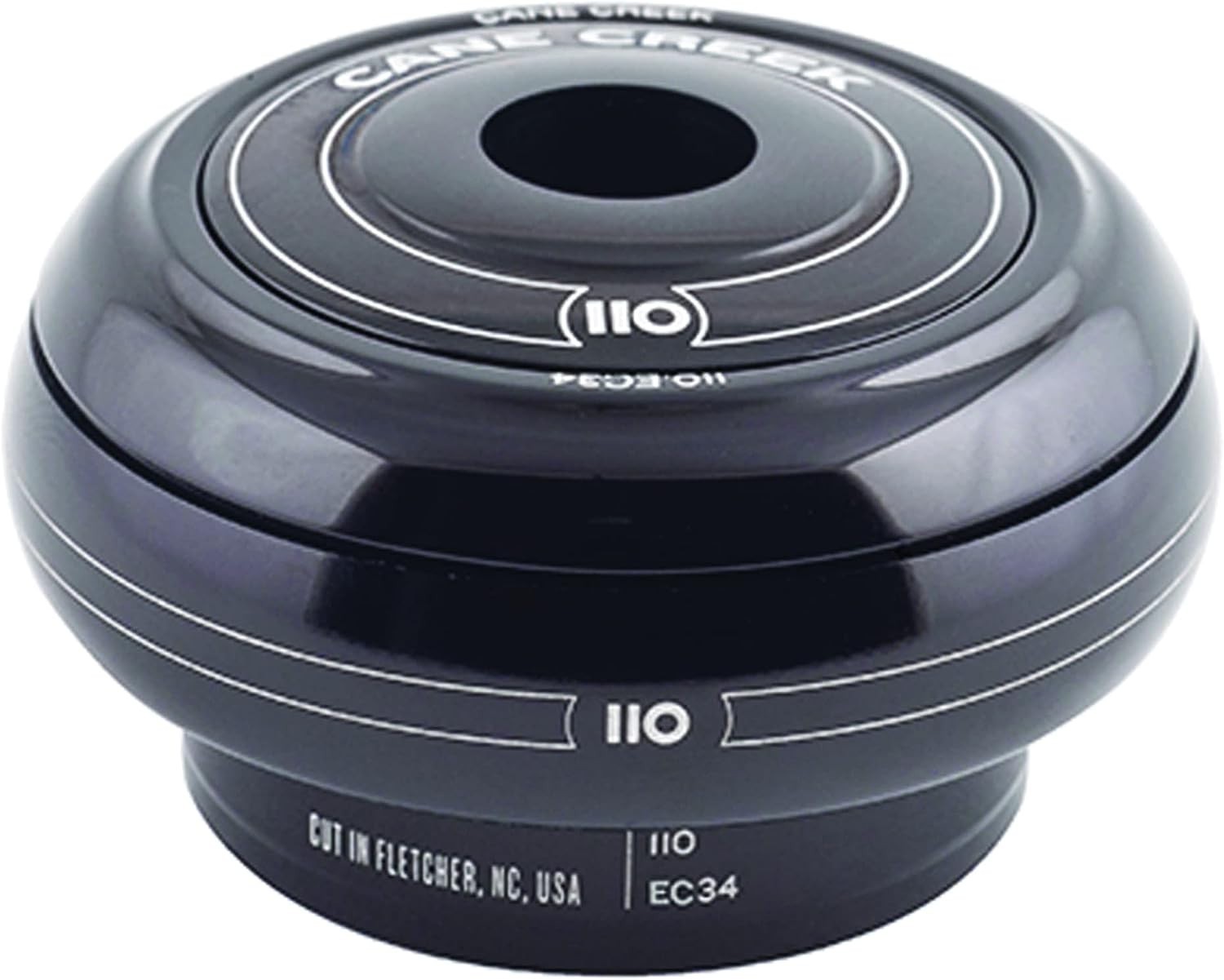110 H Set Black Bike Headset with Dual-Seal Bearing for Optimal Performance